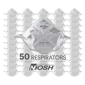Amazon.com: 3M N95 Disposable Respirator, Pack of 50